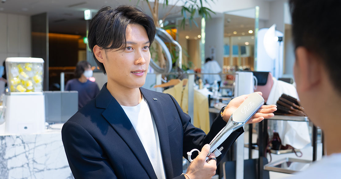 商品をプレゼン